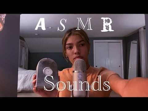 Ambers ASMR: ~Helping you relax & sleep using different sounds(SUPER TINGLY & RELAXING) rare sounds