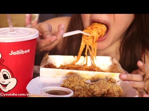 ASMR Jollibee Eating Sounds