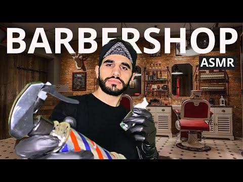 Perfect ASMR BARBER - ASMR Roleplay No Talking and ASMR HAIRCUT. ASMR Sleep and ASMR Tapping ASMR RP