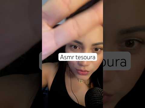 Asmr tesoura para vc dormir #asmr #shots #relxing