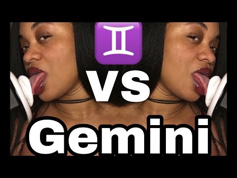 ASMR EAR LICKING👅👅 GEMINI VS ♊️ GEMINI NO TALKING