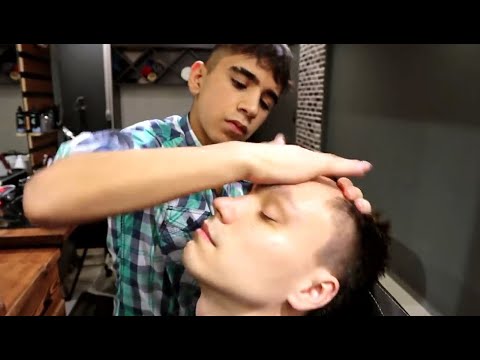 ASMR Amazing Massage by Young Barber