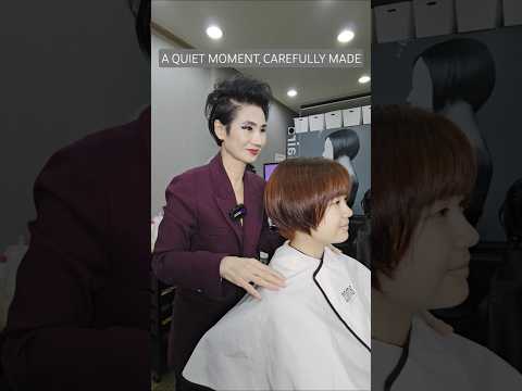 Hair Salon ASMR – Activation of Sight and Sound # First Bleaching Session # Red Brown