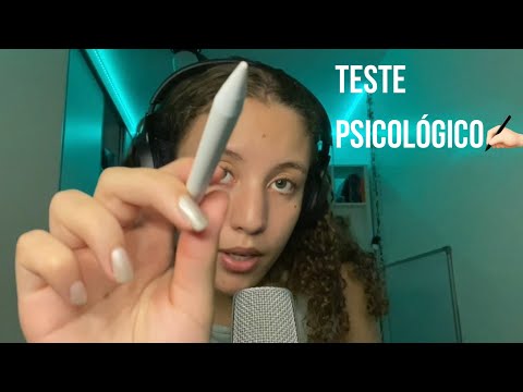 ASMR teste psicológico pra refletir sobre sua vida 🍃