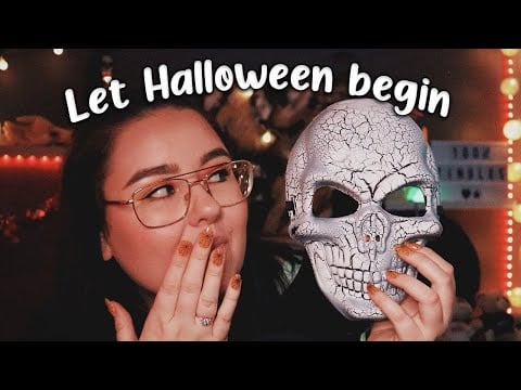 ASMR Halloween Haul 🎃 Nu börjar det 👻