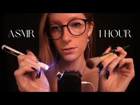 Background ASMR 🖌️ Cleaning your ears while you work, study, relax, sleep (1 Hour)