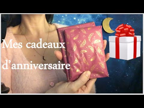 ASMR * Cadeaux d'anniversaire offerts par des abonnés * UNBOXING