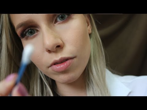 ASMR OTORRINOLARINGOLOGISTA, CUIDANDO DOS SEUS OUVIDOS - Bruna ASMR