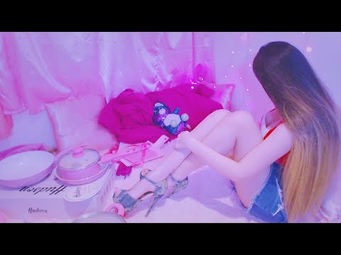 PINK HAUL - COMPRÉ TODO ROSA Y PRUEBO TODO EN ASMR 🌸