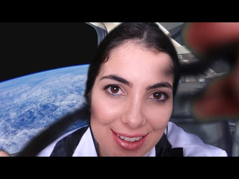 ASMR - CONSERTANDO A ESTAÇÃO ESPACIAL (Câmera touching)