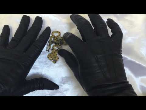 LEATHER GLOVES 🙏   ROSARY ⛪  [[ASMR]]