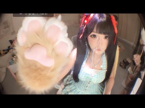 Soft ASMR Ear Cleaning + Whispering + Mic Tapping | Sleep Aid