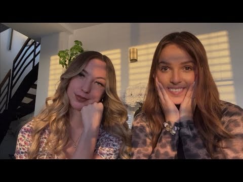 ASMR my friend tries all the different mouth sounds for the first time