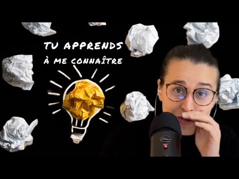 ASMR FR I Tu apprends à me connaître ! ✏️