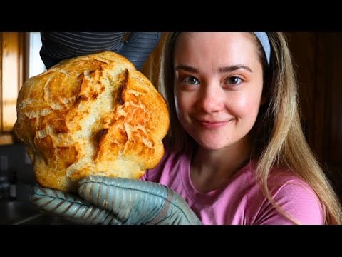 ASMR Make Artisan Bread With Me! Whispered, Up Close Sounds Ear To Ear
