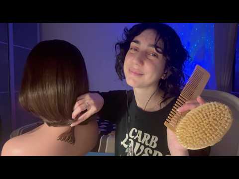 ASMR COCCOLE CON STRUMENTI IN LEGNO