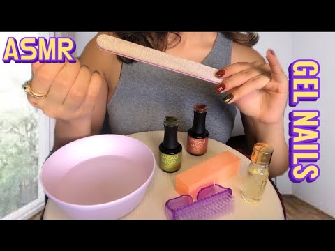 ASMR Doing my Nails 💅🏼 (Prep) Soothing Gel Polish on Natural Nails