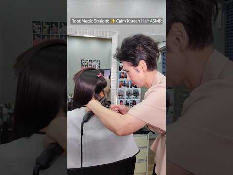 Root Magic Straight ✨ Calm Korean Hair ASMR