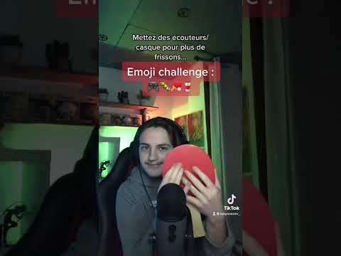 Asmr Emoji Challenge 😴 #asmr #asmrfr #emojichallenge