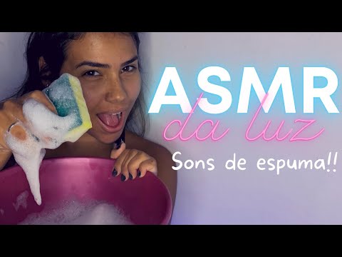 ASMR SONS DE ESPUMA E ÁGUA INTENSOS!!