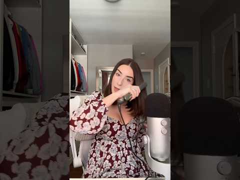 ASMR Doing My Hair & Whispered Ramble