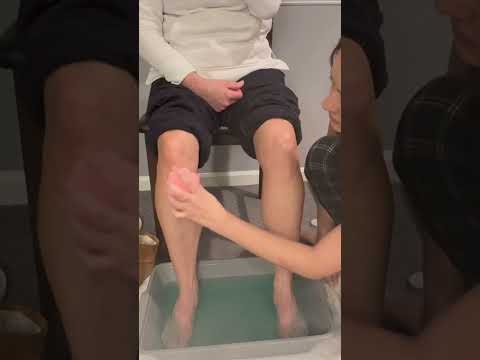 ✨new footbath video up✨ #asmr #feet #foot #relax #triggersforsleep
