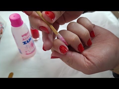 Asmr caseirinho| Fazendo as minhas unhas 