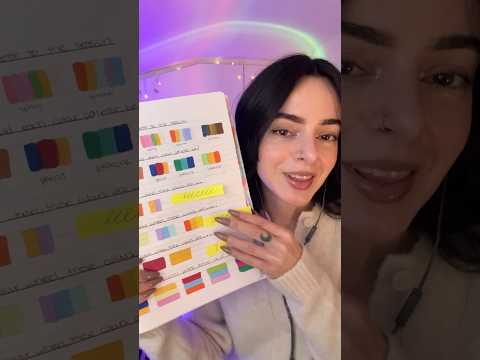 Colour palette tests (P2) ✨ #asmr #asmrsleep #tingles #asmrvideos #relax #sleep #asmrforsleep