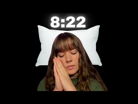 you will sleep to this ASMR in exactly 8:22