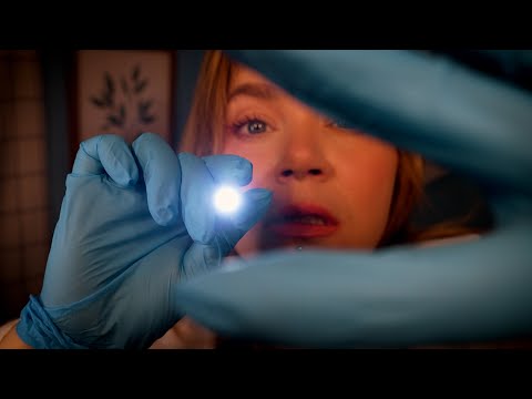 ASMR Your Face is Numb | Cranial Nerve Exam, Scalp Check, Sensory Testing, Hearing Test