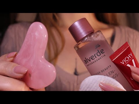 ASMR Dreamy Skincare & Face Massage 💖 No talking, layered sounds