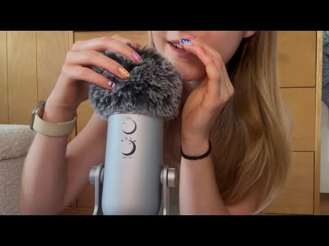 ASMR Fluffy Mic Triggers + Positive Affirmations 🙌