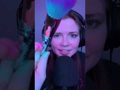 ASMR Face Brushing - Personal Attention #asmr #sleep #asmrvideos #asmrtingles #asmrtriggers