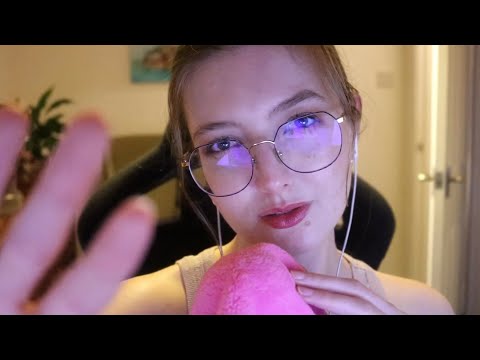 ASMR Sleepy Towel Sounds 😴✨Mouth Sounds, Gentle Whispers & Visuals