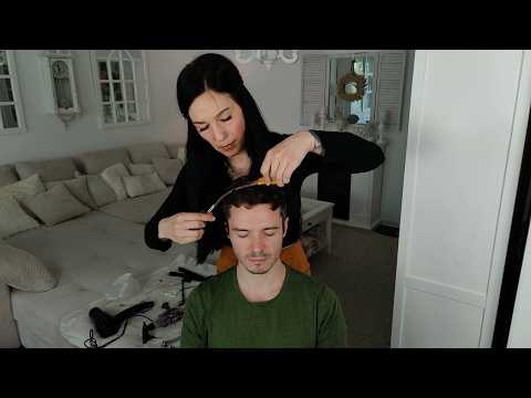 The Haircut That Combines Reality & Weirdness (ASMR Hairdresser Roleplay)