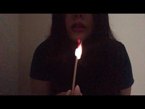 ASMR** LIGHTING MATCHES AND TONGUE CLICKING 🔥☀️