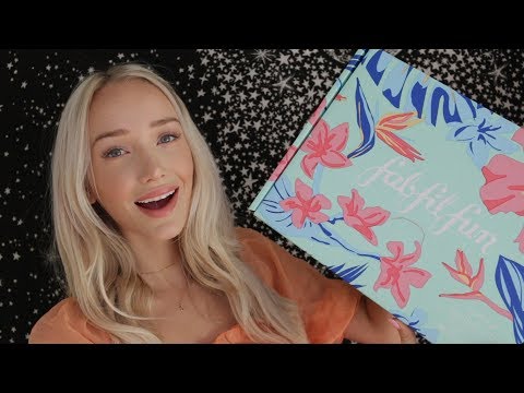 ASMR FabFitFun Summer Unboxing! (Whispers, Tapping, Scratching...)