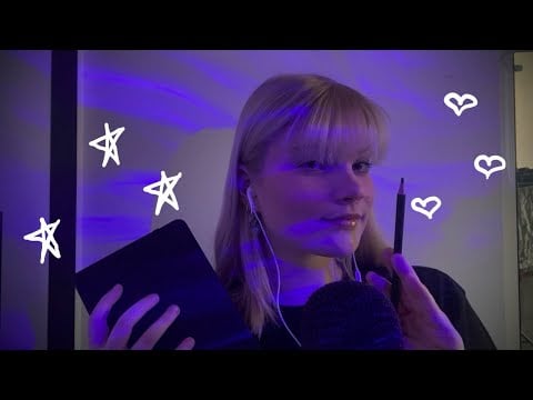 ASMR drawing you | personal attention, drawing sounds ✨🩵
