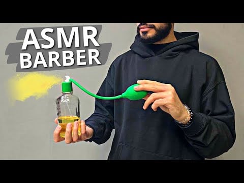 Barber ASMR HAIRCUT No Talking - Ultra Fast RAW Hair Cutting Sounds ASMR Barbershop Roleplay