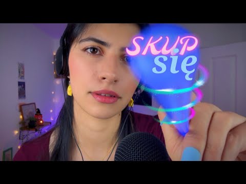 ASMR po polsku SKUP SIĘ I WYKONUJ MOJE POLECENIA na sen 💤 