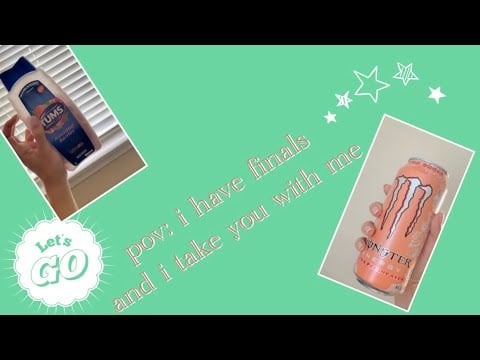 finals week but its a bad vlog asmr || lofi asmr