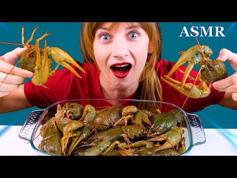 ASMR The Most Crazy Flopping CRAYFISH Eatingsound Realsound Mukbang LiLiBu ASMR