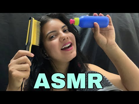 ASMR: AMIGA FINALIZANDO TEU CABELO NO BANHEIRO DA ESCOLA