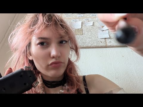 POV: you've got cheese in your eye ASMR plucking + camera touching