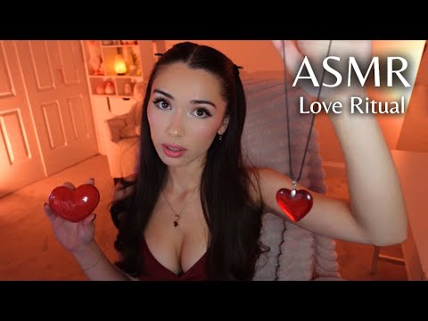 ASMR Roleplay ♡ Performing a Love Ritual on You ♡ Whispering, Personal Attention, Hypnosis & Tapping