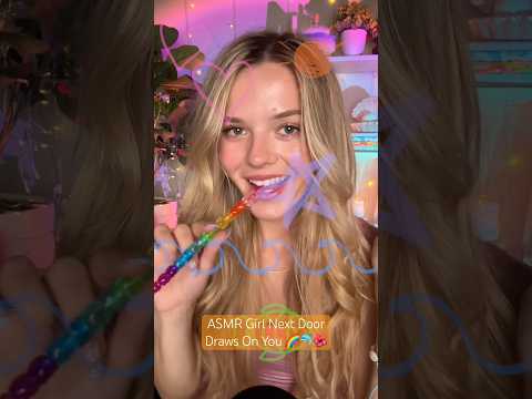 #asmr Doodling On You ✏️ #girlnextdoor #asmrvideo #asmrtriggers #y2k  #asmrcommunity #asmrsounds