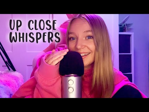 ASMR Up Close Whispers (Late Night Rambles)