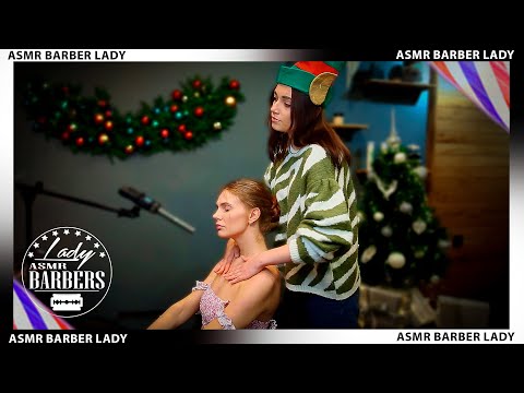 💈 ASMR Shoulders Massage by Barber Lady Milena