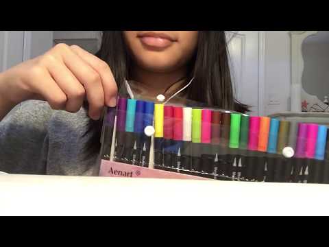 ASMR Tapping on Markers - No Talking