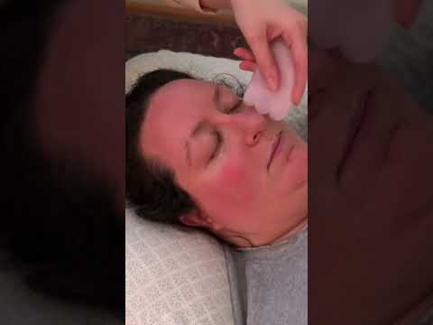 ASMR Gua Sha Facial Massage #relaxing #skincare #facial #asmr #tingles